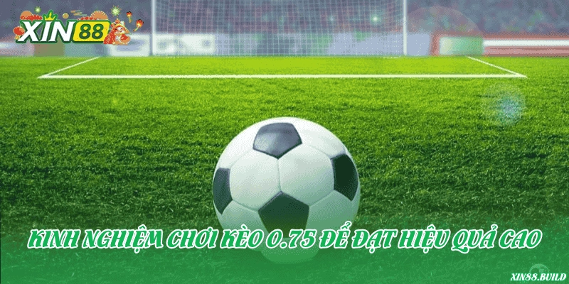 Kinh nghiệm chơi kèo 0.75 để đạt hiệu quả cao