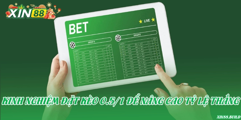 Kinh nghiệm đặt kèo 0.5/1 để nâng cao tỷ lệ thắng